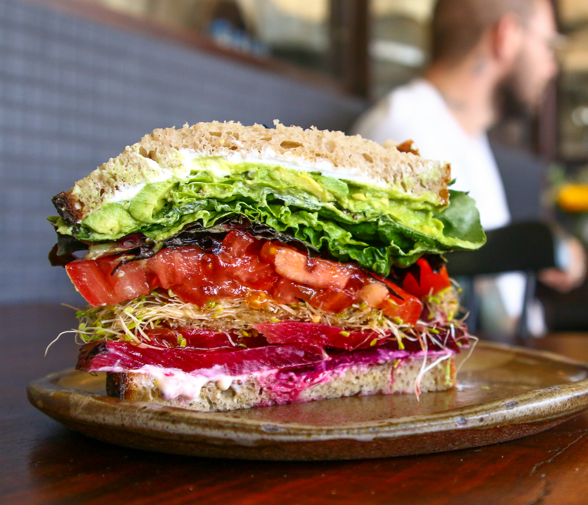 Vegetarian Restaurants Los Angeles Lodge Bread Sandwich