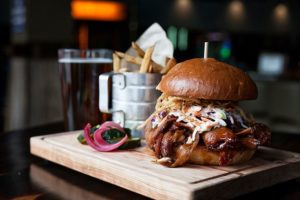 Char Bar Kansas City: Pulled Pork & Bacon Burger