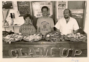 Old Photo of Boulevard Clams Serving Counter