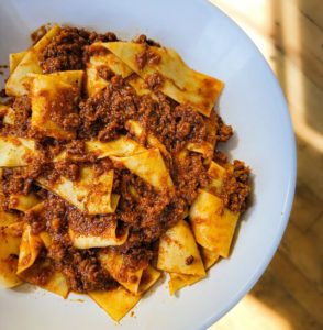 Featured Pasta: Pappardelle Bolognese